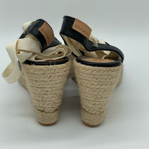 Black Espadrille Wedges - Picture 4 of 6
